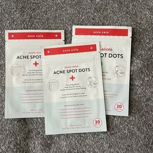 Peach Slices Acne Spot Dots Hydrocolloid Acne Pimple Patches Pack of 3